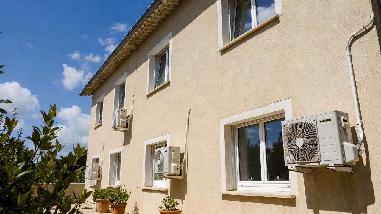 Installation de climatisation murale dans un logement à Perpignan